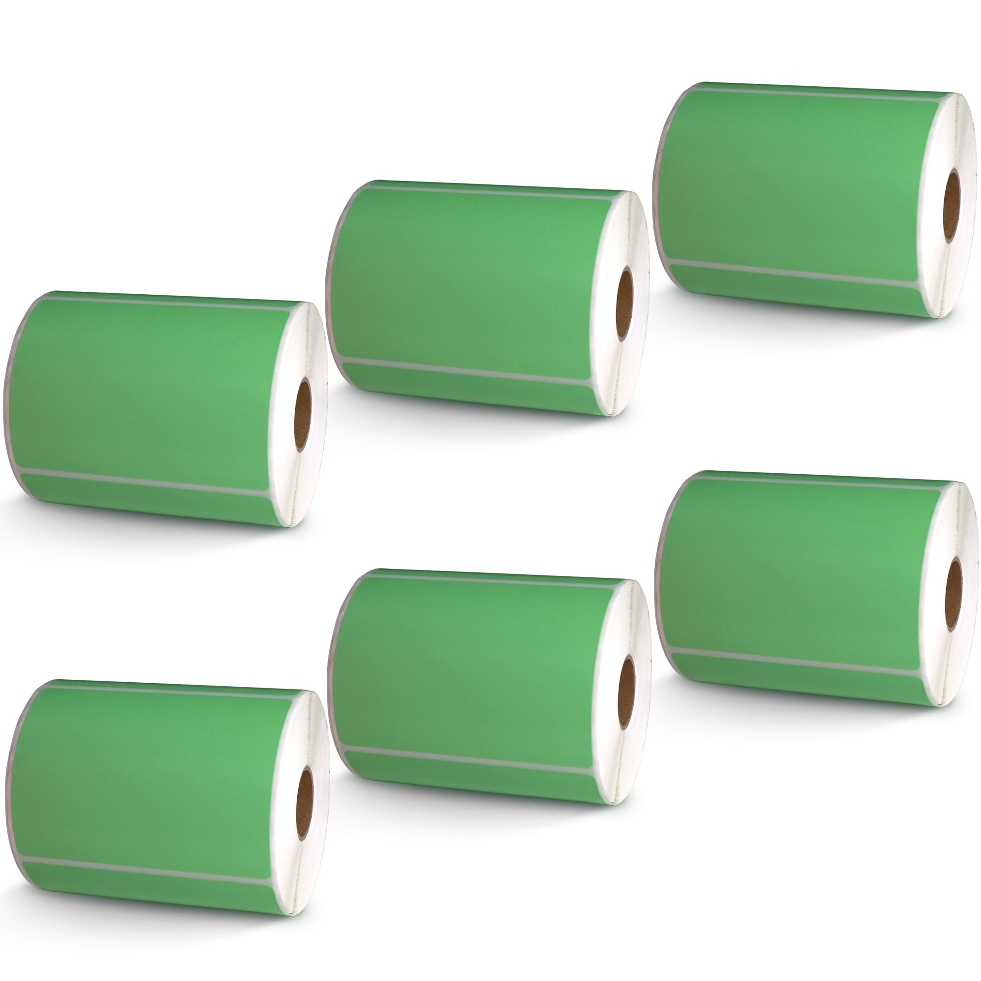 BETCKEY - 1" x 0.5" Small Labels Compatible with Zebra & Rollo Label Printer, Premium Adhesive & Perforated[Light Blue, 6 Rolls, 14580 Labels]