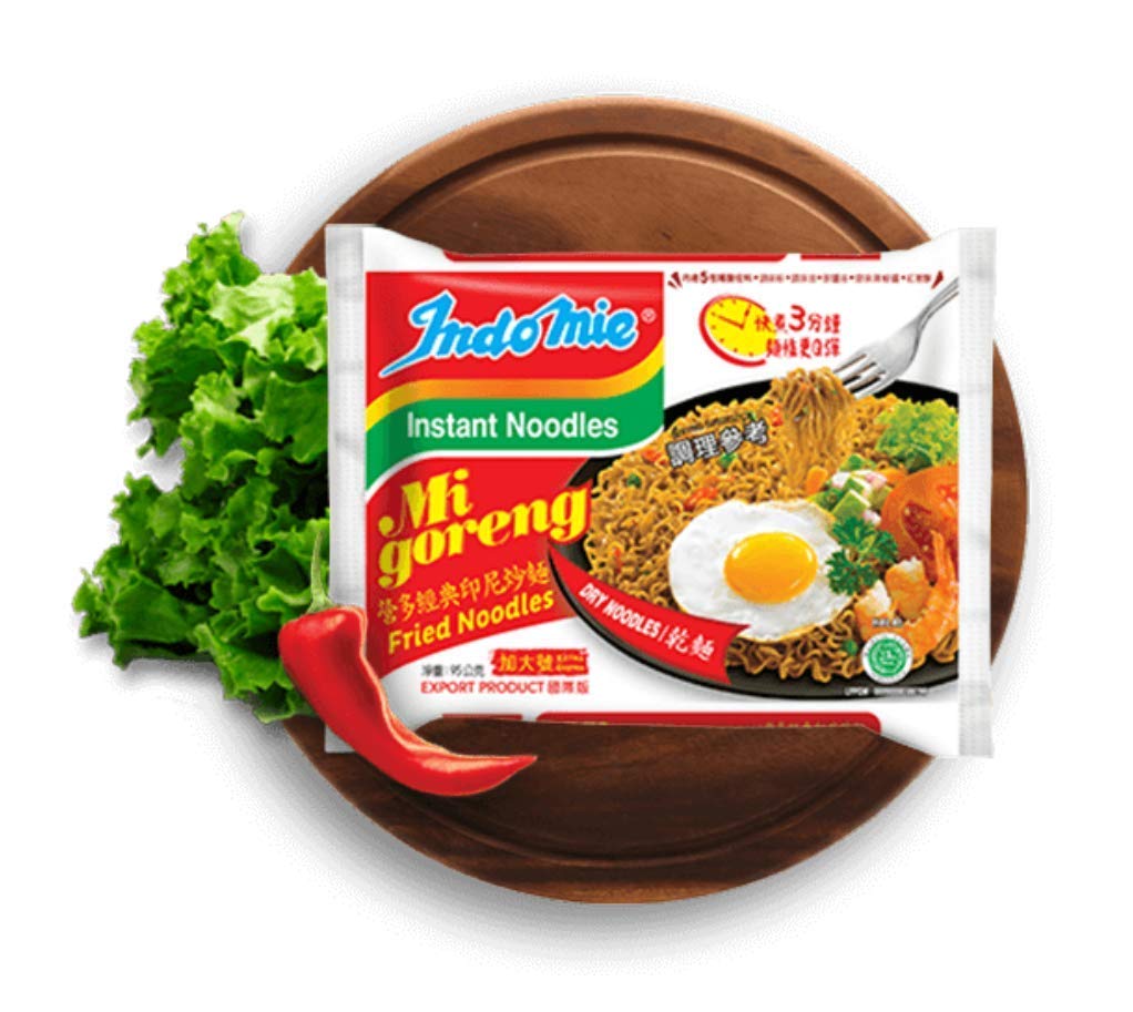 Indomie Mi Goreng Instant Stir Fry Noodles, Halal Certified, Original Flavor ( Pack Of 15),