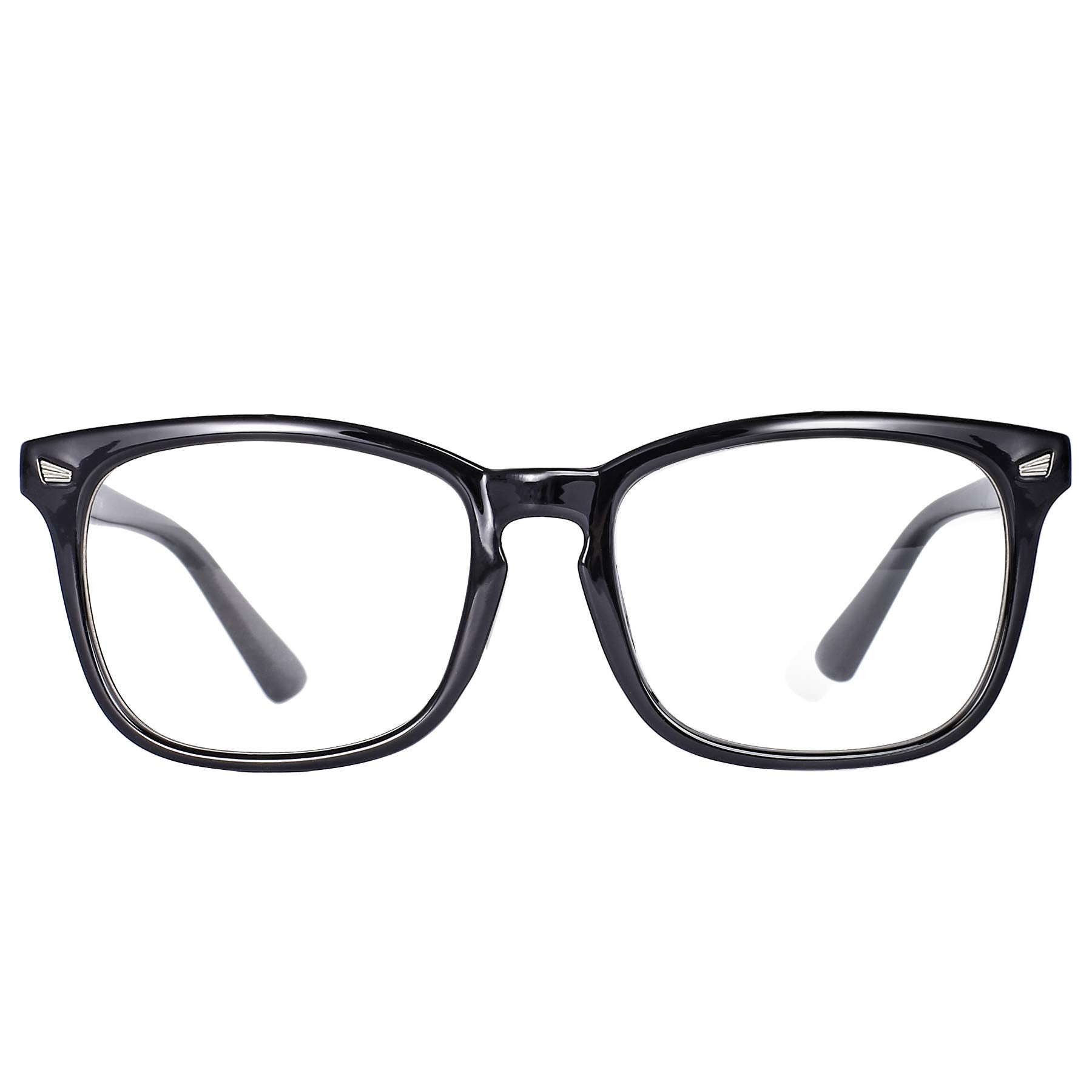 MAXJULI Blue Light Blocking Glasses,Computer Reading/Gaming/TV/Phones Glasses for Women Men(Transparent)