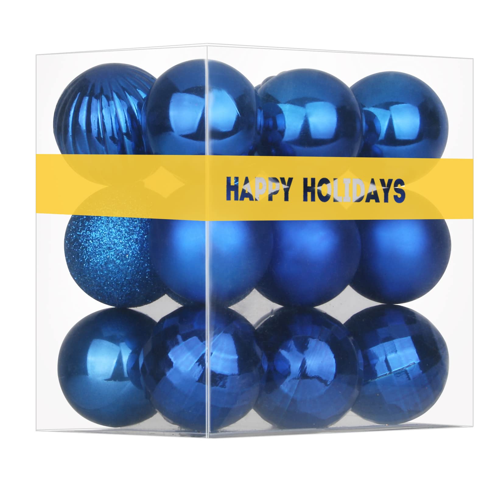 Bubblegun Pink 1.6" Small Christmas Balls Christmas Tree Decoration Ornaments Shatterproof Hanging Balls for Birthday Halloween Holiday Wedding Decorations Set of 12pcs