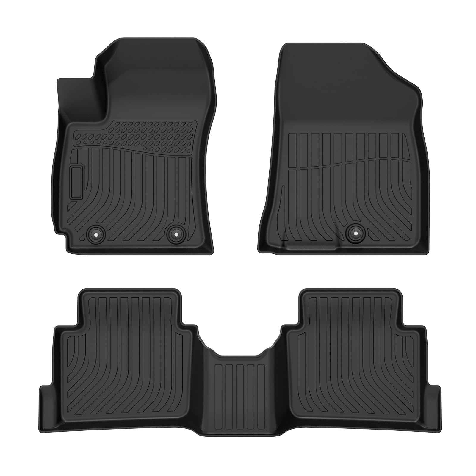 Cartist Floor Mats Compatible with Kia EV6 2022 2023 2024 2025 2026 Accessories All Weather Floor Liner Front & Rear 2 Rows Car Carpet Protection TPE Odorless