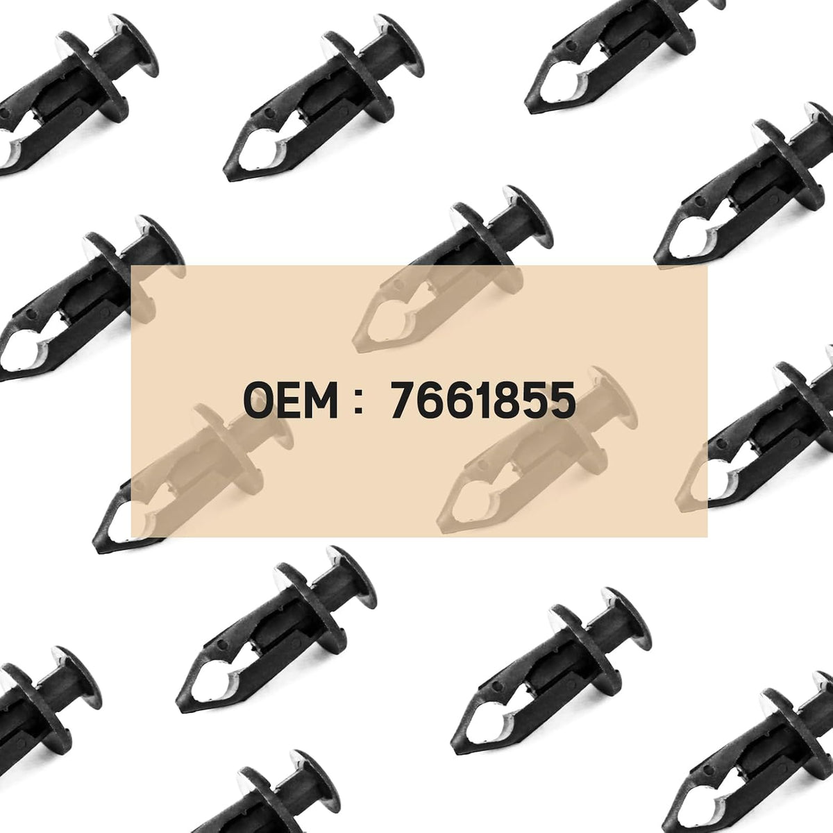 150pcs ATV UTV Body Fastener Rivets Push Pins 8mm