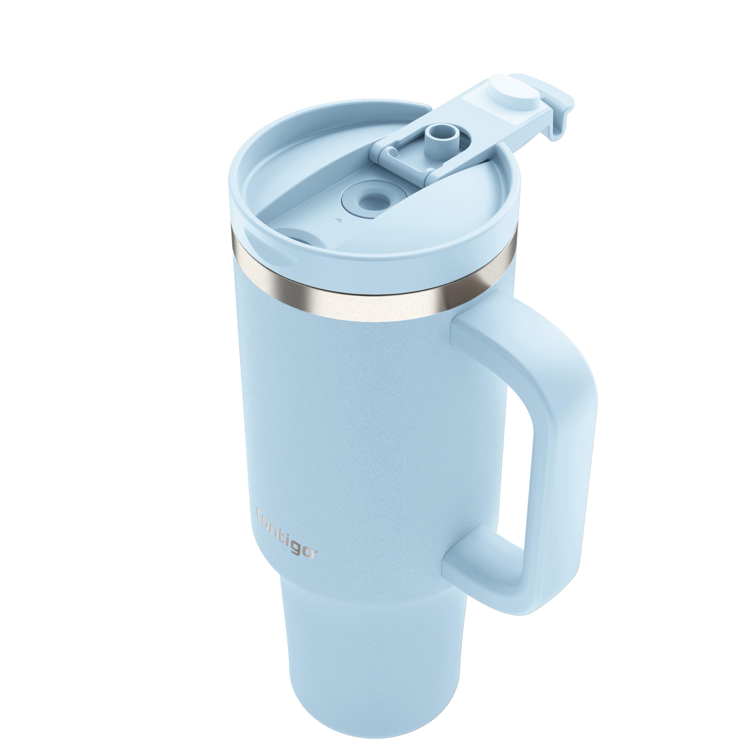Contigo Streeterville 30oz Tumbler, Stainless Steel Vacuum Insulated, Leak-Proof, Cold for 29 Hours, Fits in cupholders, Licorice