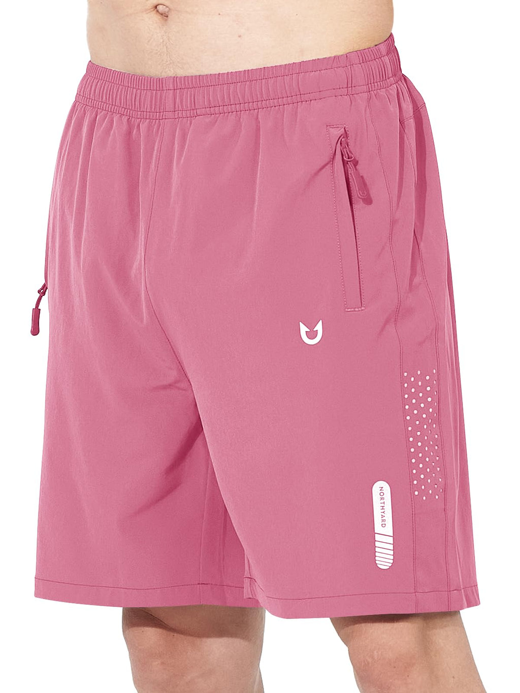 NORTHYARD Men's Athletic Running Shorts Gym Workout 7"/9"/5" Quick Dry Lightweight Sports Basketball Tennis 3 Zipper Pockets