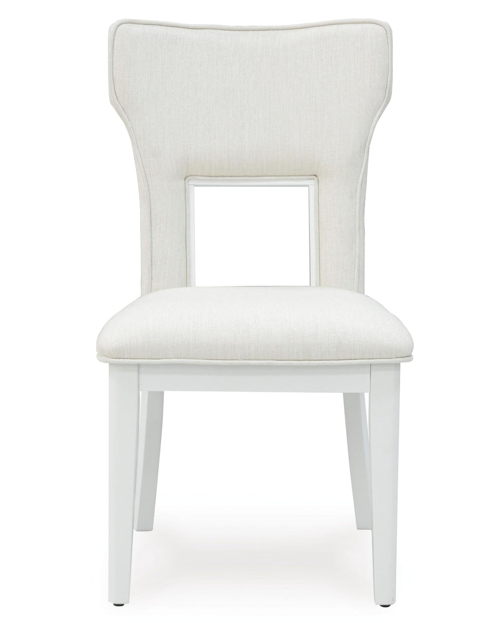 Signature Design by Ashley Chalanna Solid Wood Frame Dining Chair, Set of 2, White