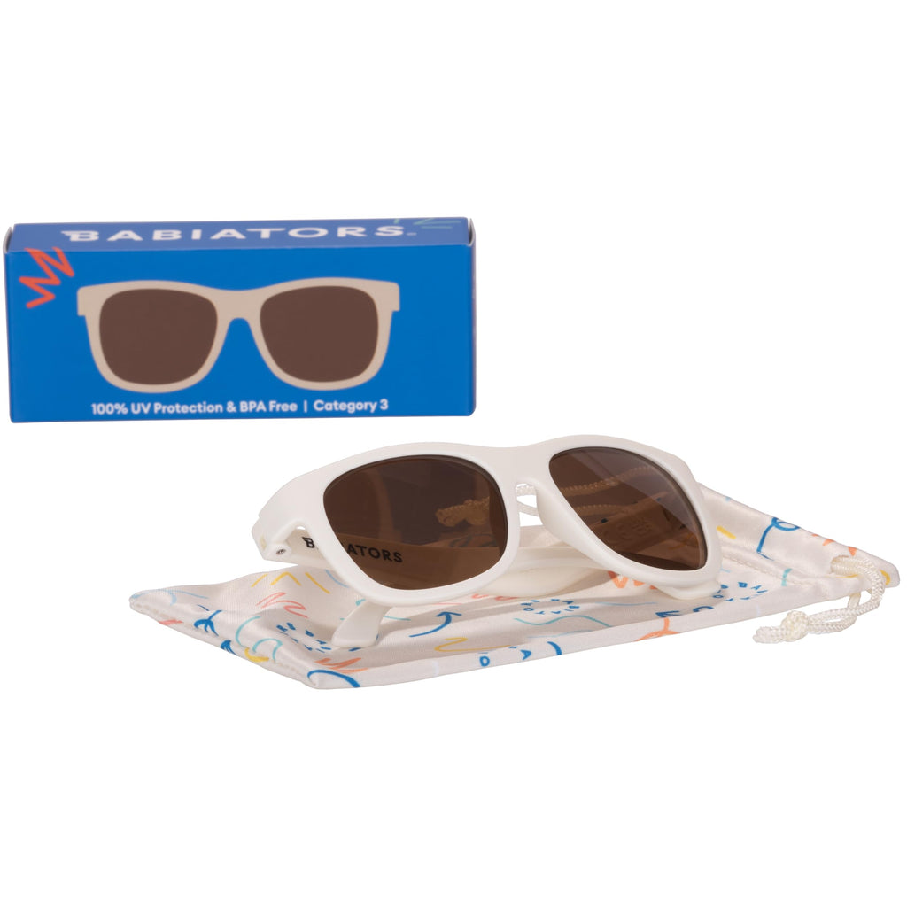 Babiators Original Navigator Baby & Toddler Sunglasses | 100% UV Protection, Shatter-Resistant, Flexible Rubber Frames