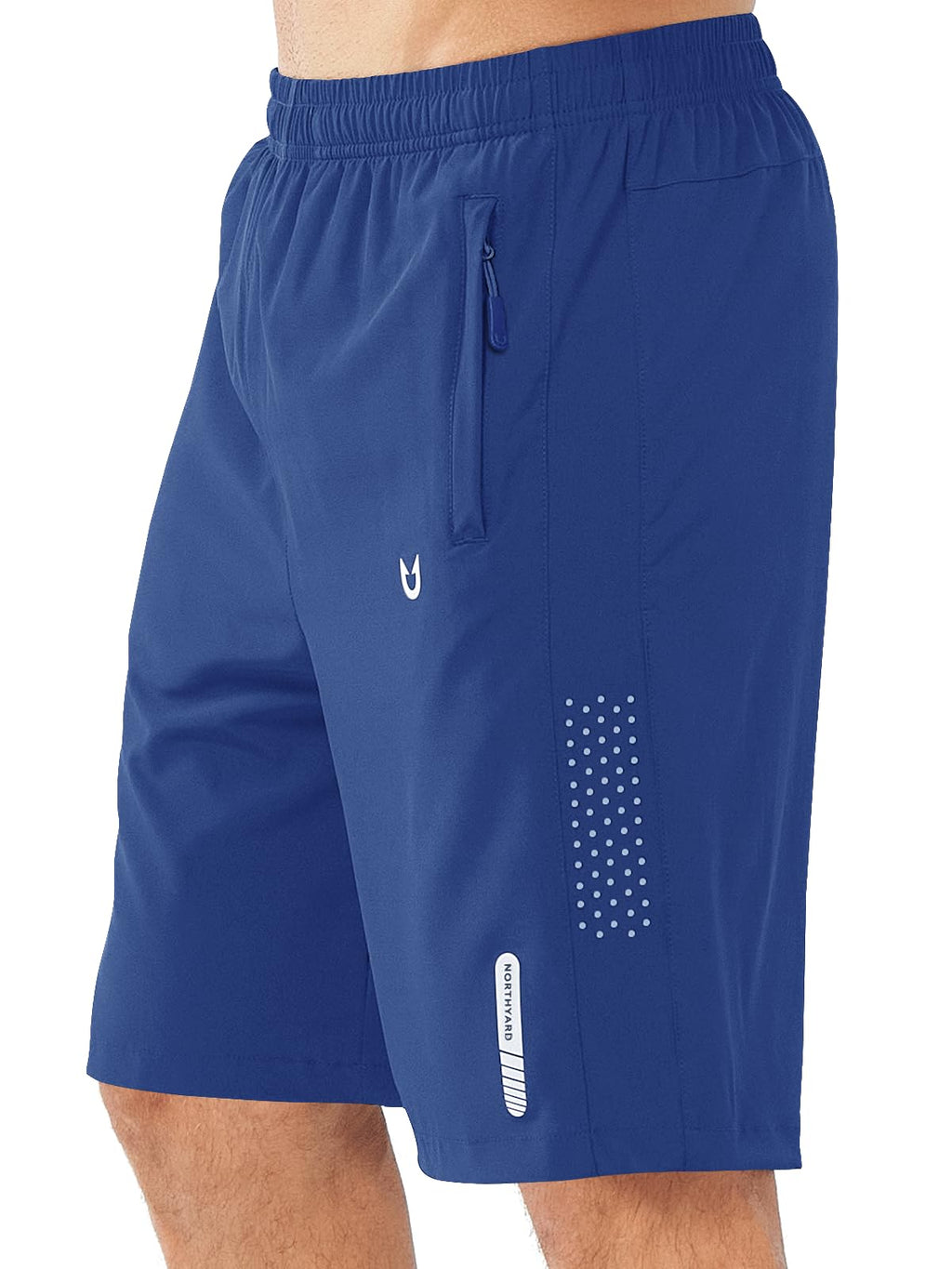 NORTHYARD Men's Athletic Running Shorts Gym Workout 7"/9"/5" Quick Dry Lightweight Sports Basketball Tennis 3 Zipper Pockets