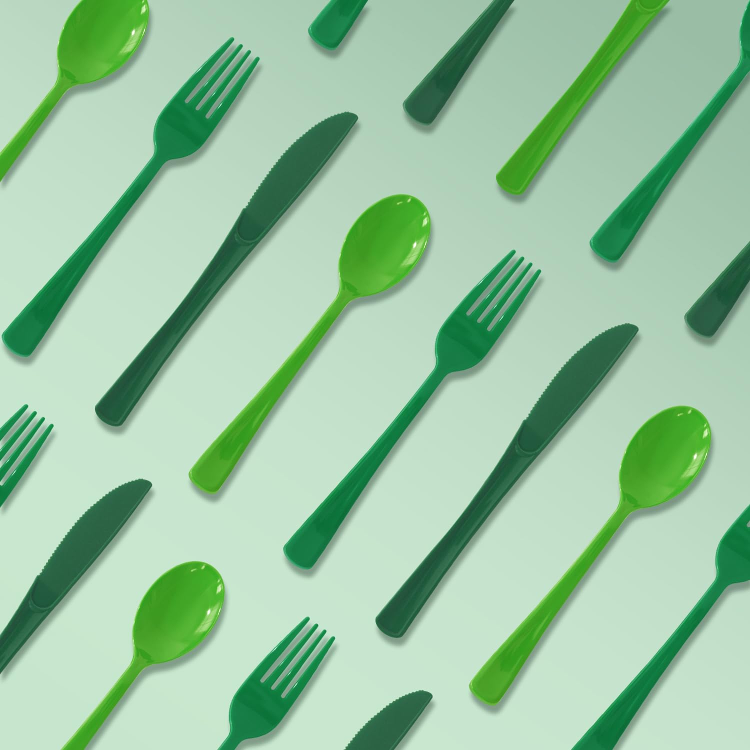 150 Pack Plastic Silverware,Disposable Cutlery Set Heavy Duty Utensil Sets 50 Forks 50 Knives 50 Spoons for Brithday, Wedding,Home School Party Picnics Restaurant Outdoor Events (Black)