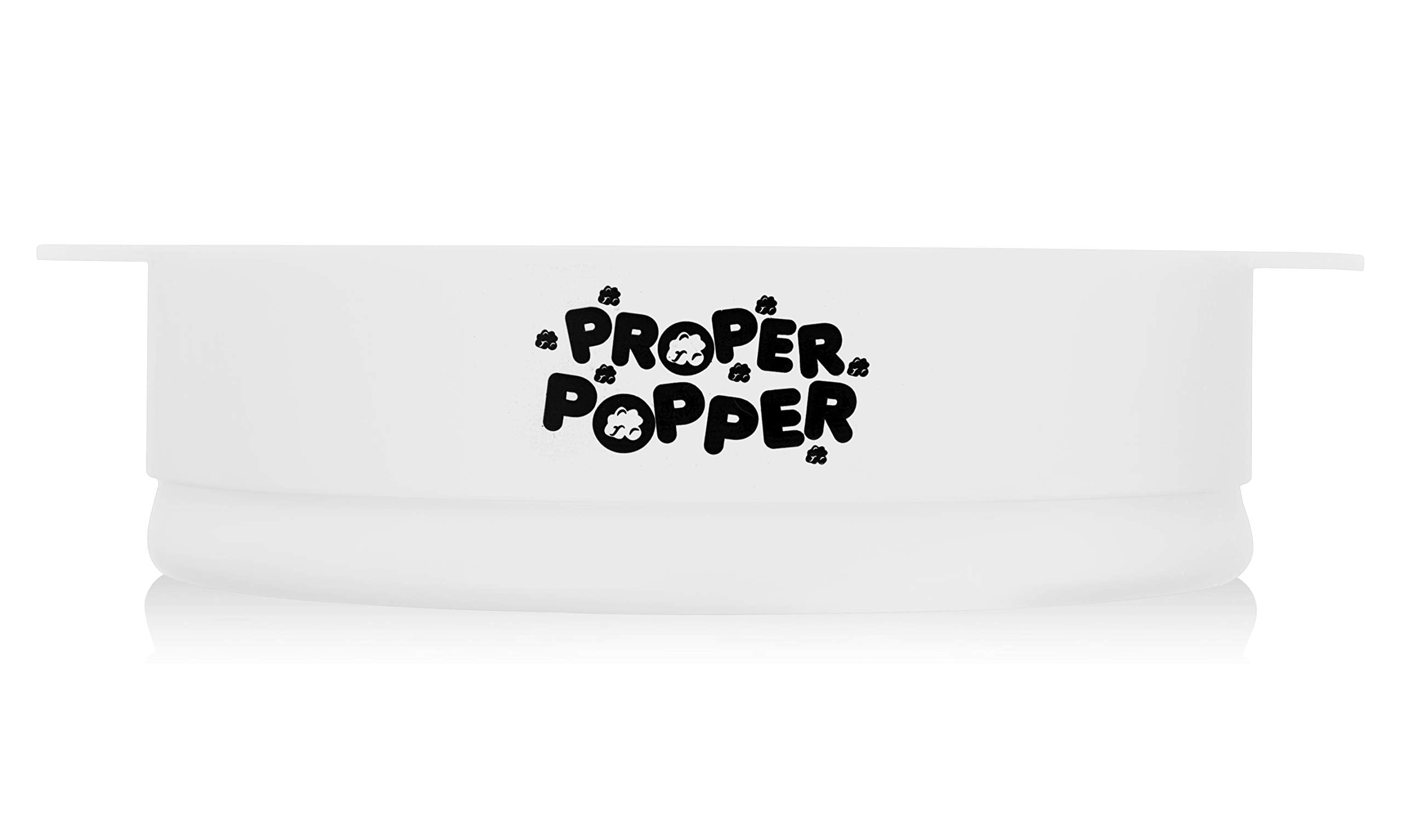 The Original Proper Popper Microwave Popcorn Popper, Silicone Popcorn Maker, Collapsible Bowl BPA Free & Dishwasher Safe - (Aqua)