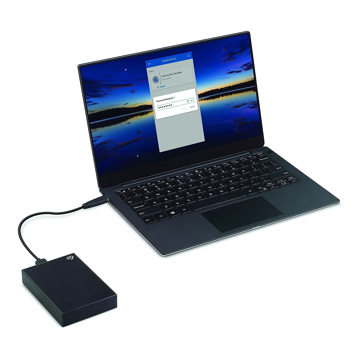 Seagate One Touch SSD 1TB External SSD Portable – Black, speeds up to 1030MB/s, 6mo Mylio Photo+ subscription, 6mo Dropbox Backup Plan and Rescue Services (STKG1000400)