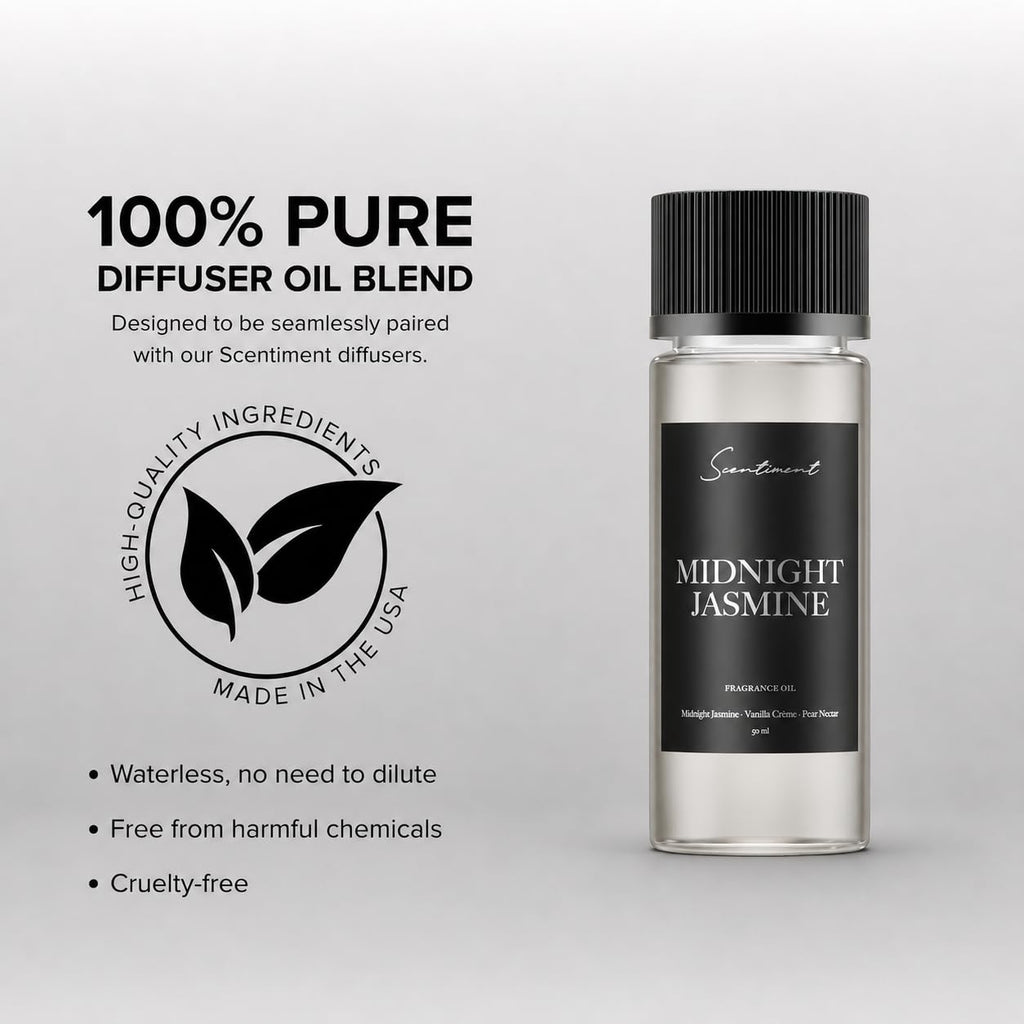 Scentiment French Hotel Diffuser Oil - Premium Hotel Scent with Notes of Clove, Patchouli & Sandalwood Home Scent, Aromatherapy Fragrance Oil Diffuser Refill - 0.68 fl oz (20 mL)