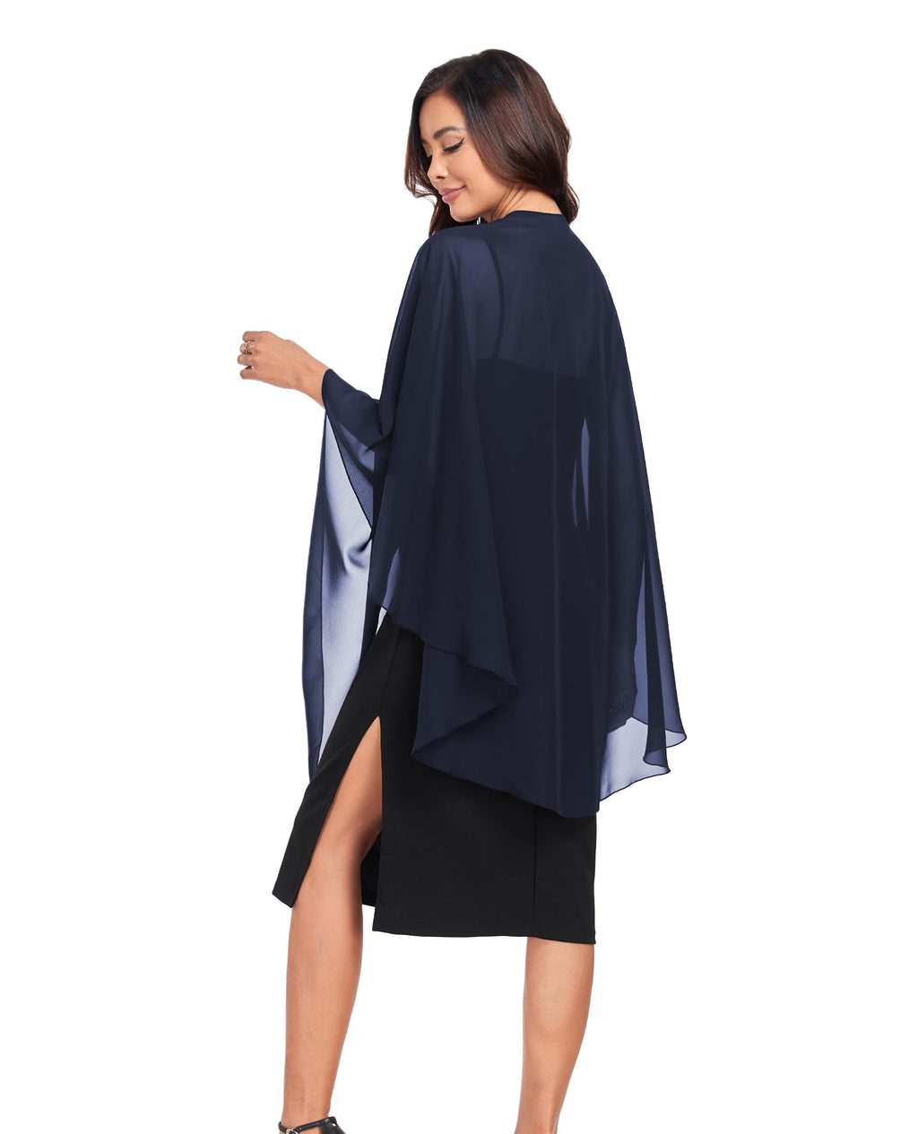TONGFANTFL Shawls Wraps for Evening Wedding Party Chiffon Scarf Soft Bridal Wraps Wedding Guest Shawl Coverage