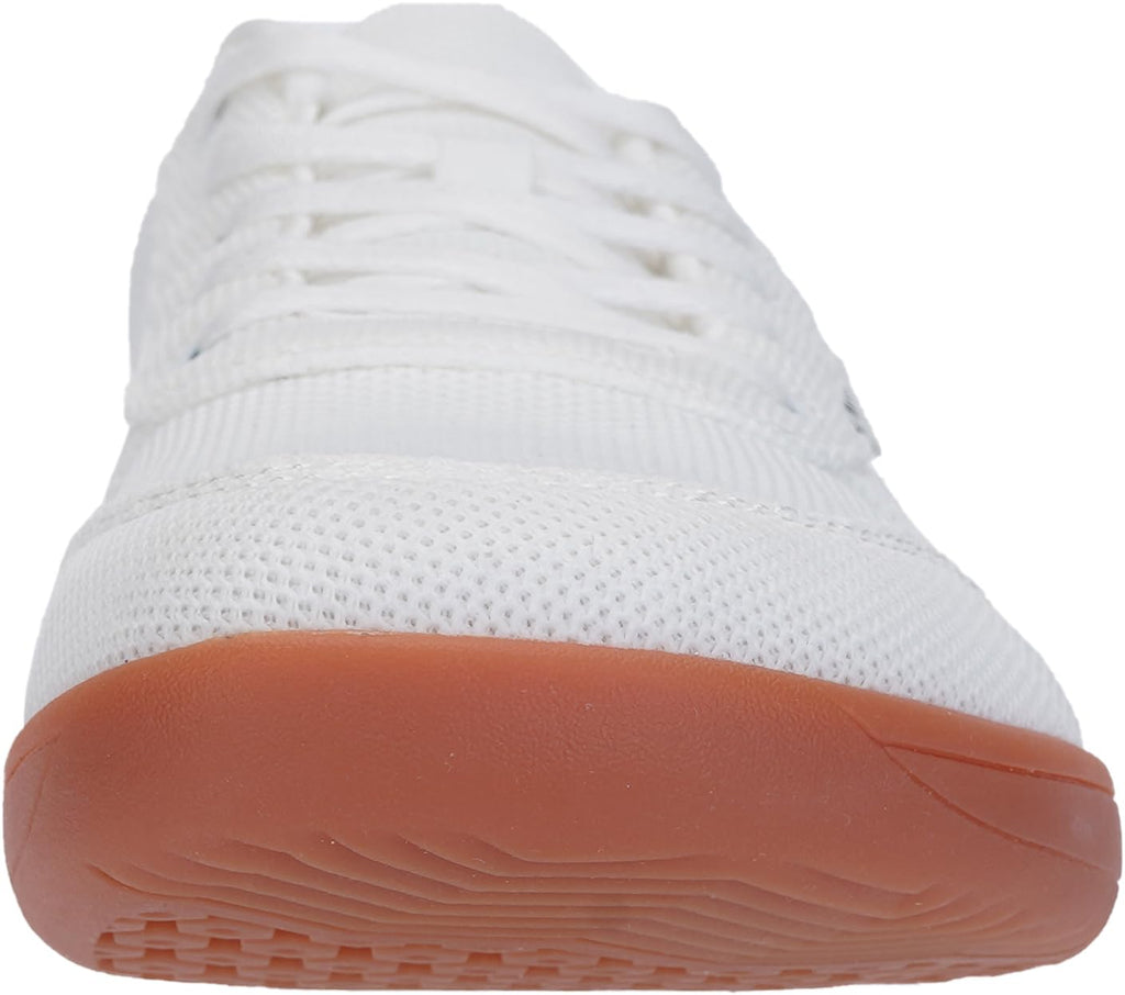 WHITIN Men's Wide Toe Box Barefoot Sneakers + Breathable Knit Walking Shoes