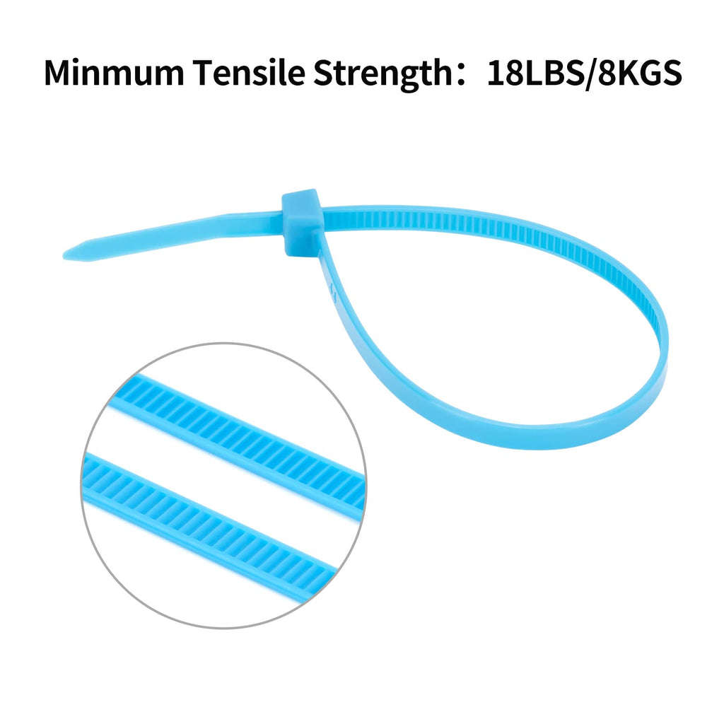 XINGO 1000 PCS 4 inch Pink Zip Ties, 18lb Strength, Small Tie Wraps Self-Locking Nylon Zip Ties for Indoor and Outdoor Use