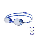 Amazon Basics Unisex Swim Goggles for Adults, Anti-Fog, Unisex, Wide View, 4 Interchangeable Nosepieces