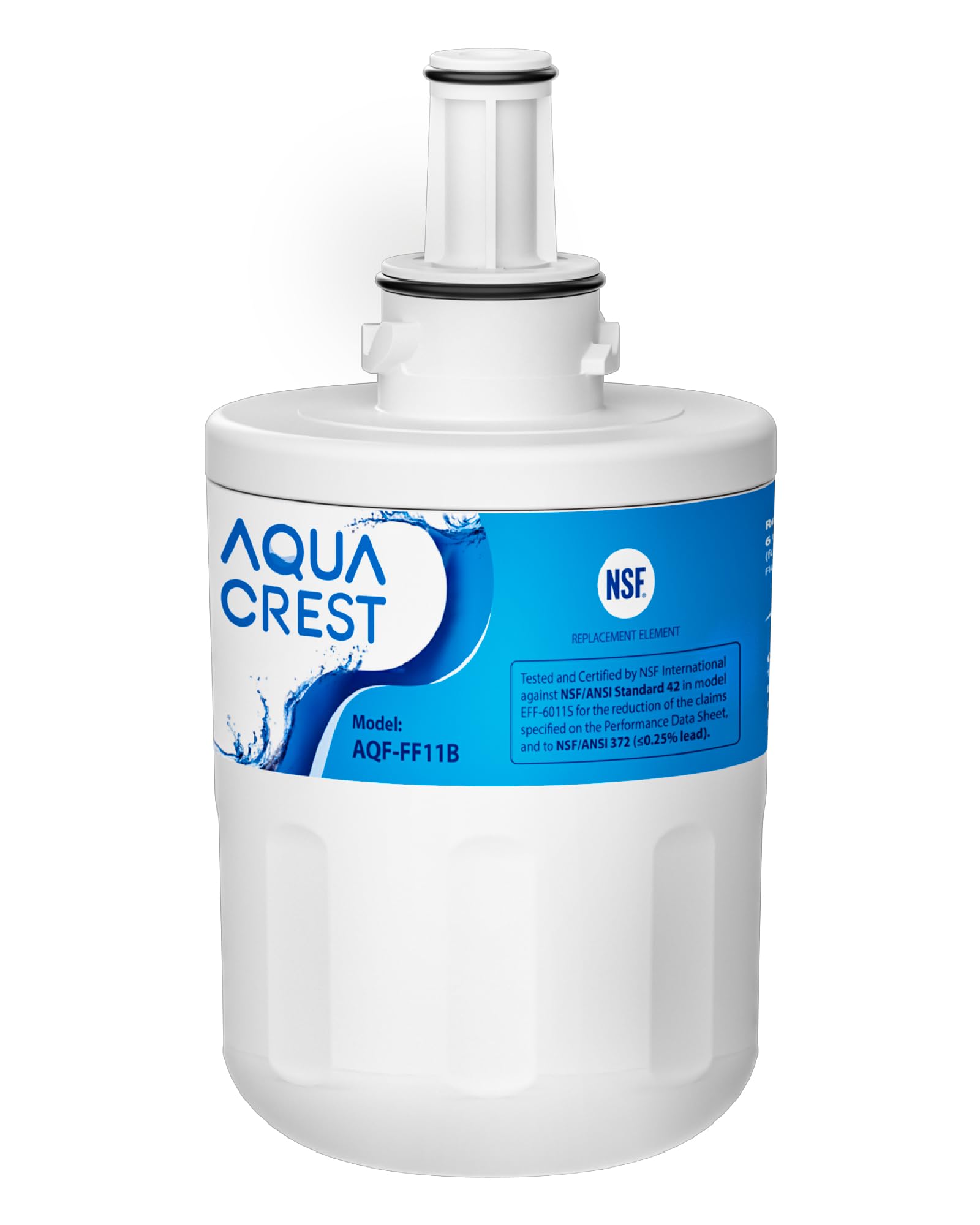 AQUACREST DA29-00003G Refrigerator Water Filter, Replacement for Samsung DA29-00003G, DA29-00003B, DA29-00003A, Aqua-Pure Plus, HAFCU1, RFG237AARS, FMS-1, RS22HDHPNSR, RSG257AARS, WSS-1 (1 Filter)