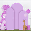 FANPROMS Beige Arch Backdrop Cover Set of 3 Wedding Arch Cover 4x5x6FT Round Top Arch Stand Cover for Fitted Arch Covers Spandex Backdrop Covers Set for Wedding Party Ceremony Decorations