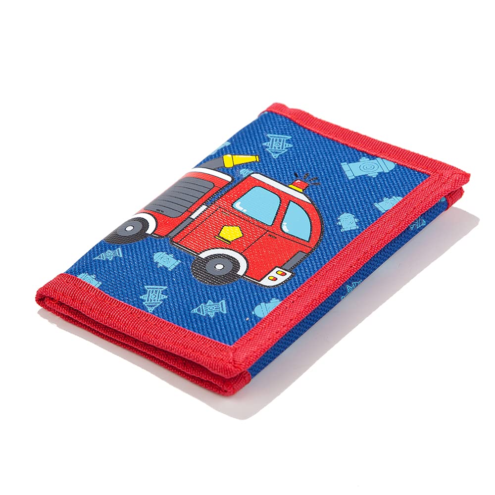 Leyeve wallet,Teen Wallet with Coin Pocket,Kids Wallets for Girls,RFID Trifold Canvas Outdoor lovely cartoon Wallet for Kids-Wallet with Magic Sticker - Alpaca