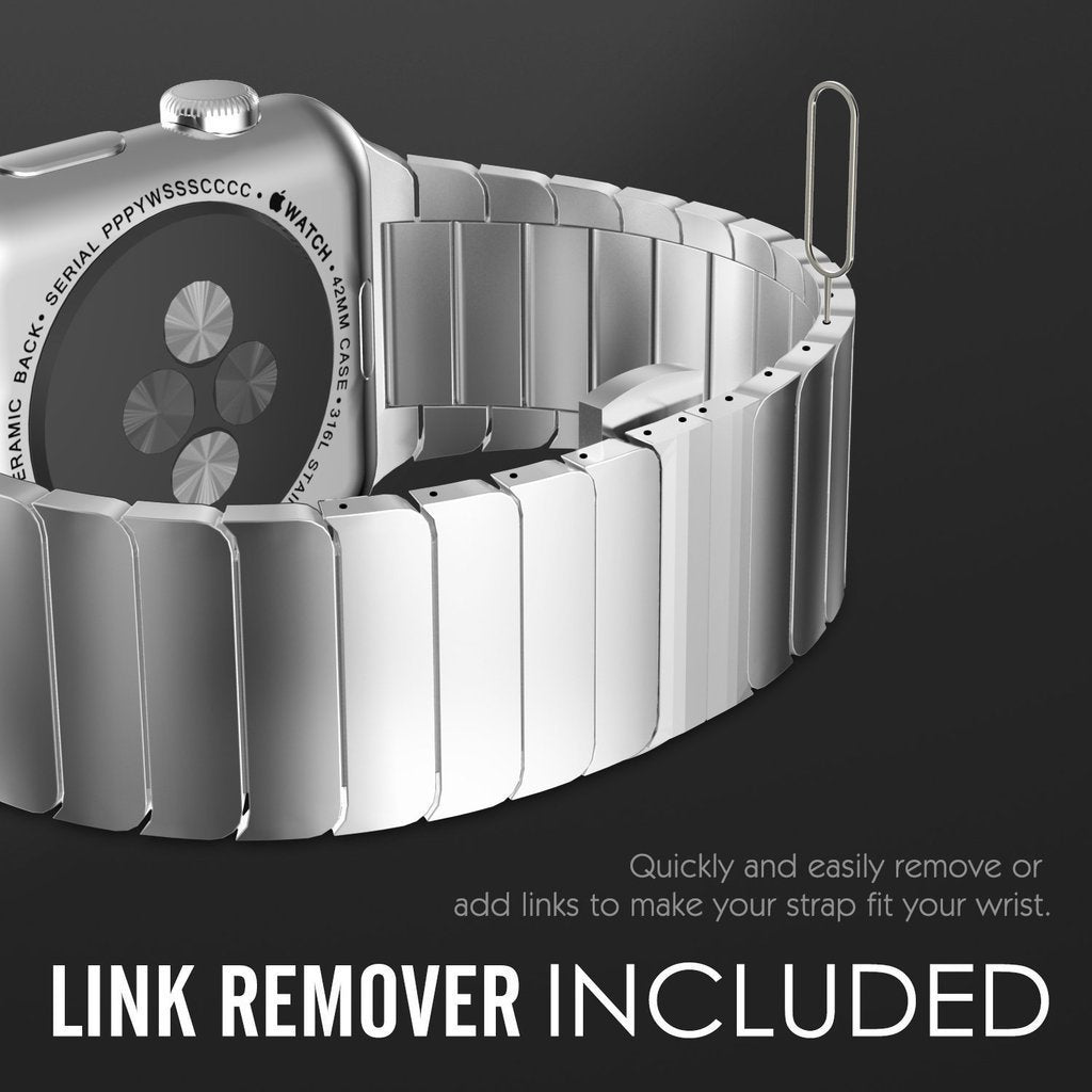 NewWays Titanium & Stainless Steel Link Bracelet for Apple Watch Band Ultra 3 2 1 Band 49mm Series11 10 46mm 42mm 45mm 44mm 41mm 40mm 38mm Series 3-11