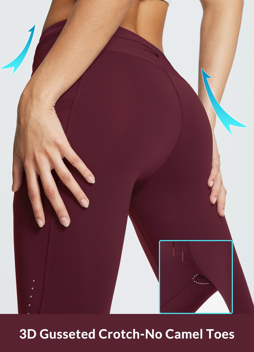 baleaf Women's Fleece Lined Leggings Water Resistant High Waisted Thermal Warm Winter Tights Ski Hiking Pants with Pockets