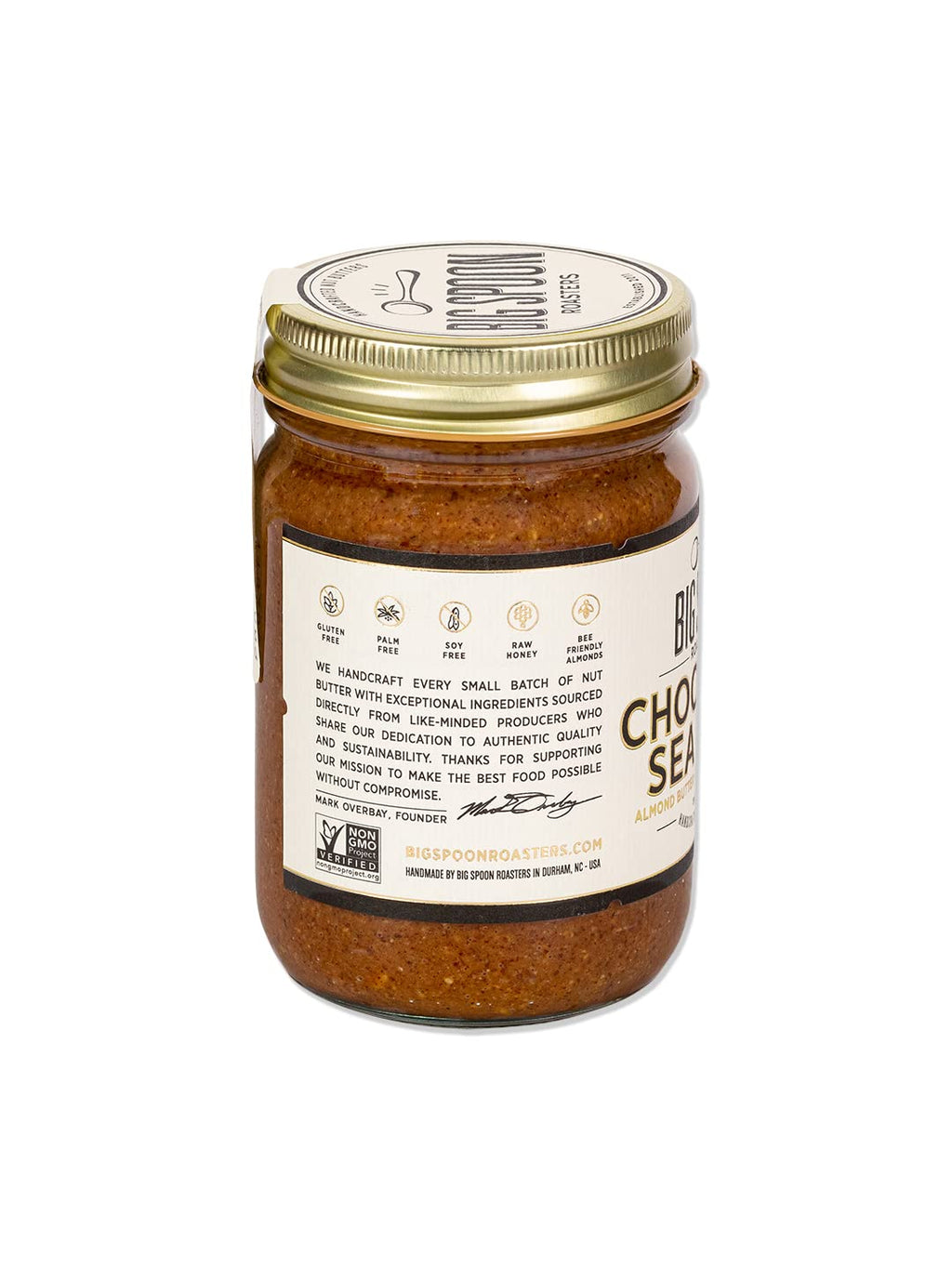 Big Spoon Roasters Carrot Cake Almond Butter With Sea Salt - Keto Friendly, Low Sugar Almond Butter - Crunchy & Bee-Friendly Almonds - Gourmet, Vegan Almond Nut Butter - 13 Ounces