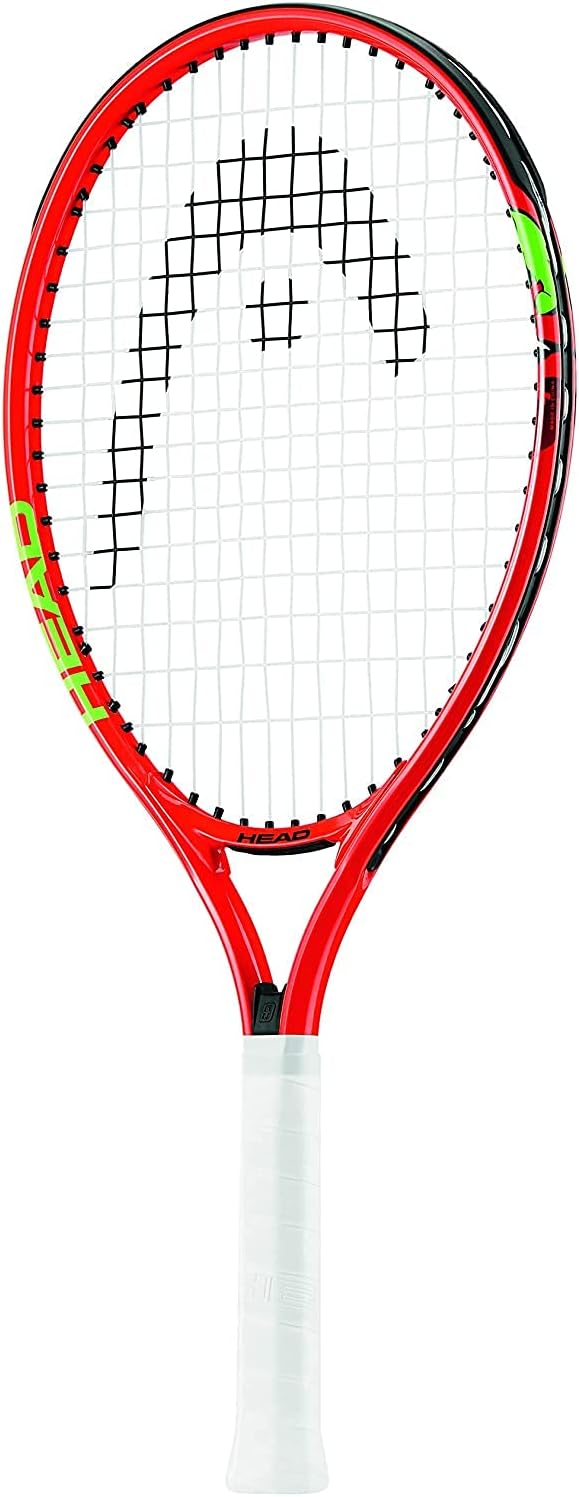 HEAD Speed 21 Junior Pre-Strung Tennis Racquet, Lightweight Youth Tennis Racket for Kids & Beginners, Durable Aluminum Frame, Age 4-6, 21 inch, Red