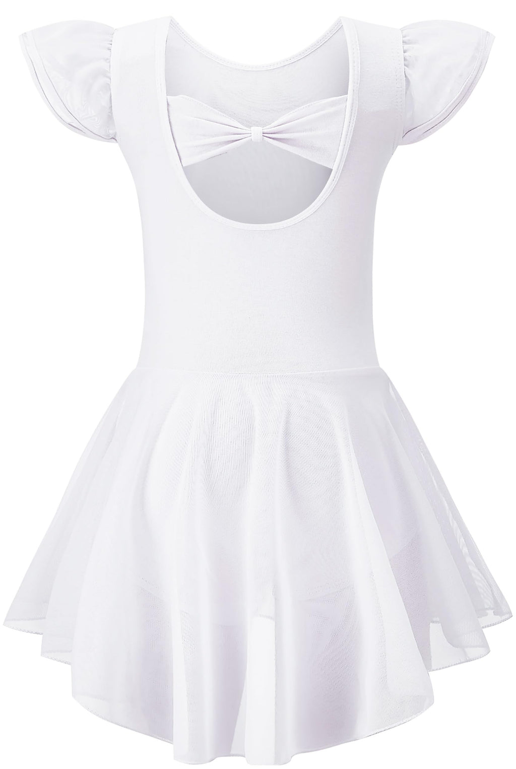 Mecceos Ballet Leotards for Girls Toddler Dance Leotards Short/Long Sleeve Skirt Ballerina Outfits