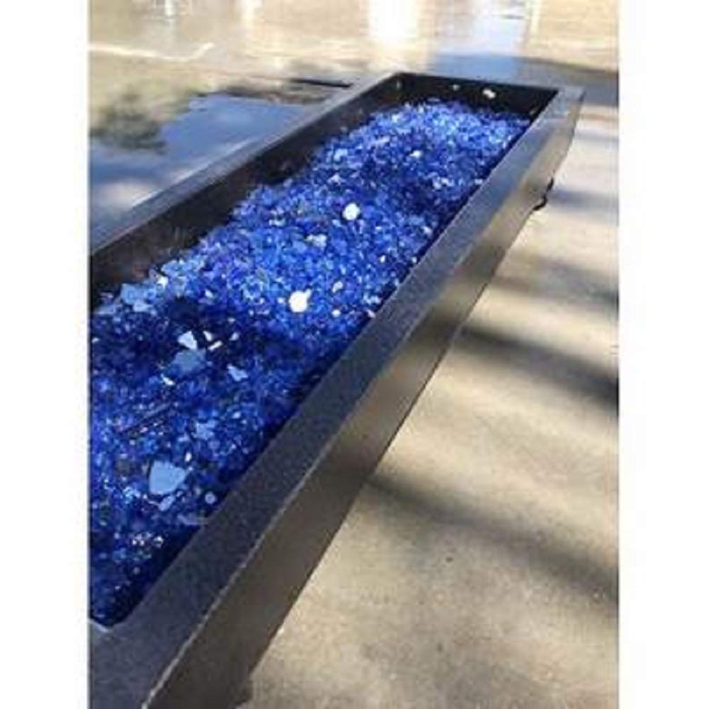 Hiland RGLASS-2-AMB Fire Glass, 20 lb, Amber