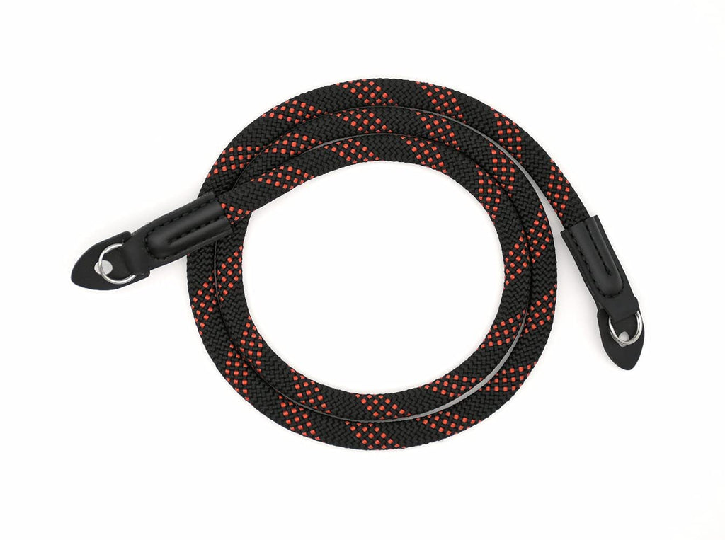 Camera Strap Vintage 100cm Nylon Climbing Rope Camera Neck Shoulder Strap for Micro Single and DSLR Camera.(Black)
