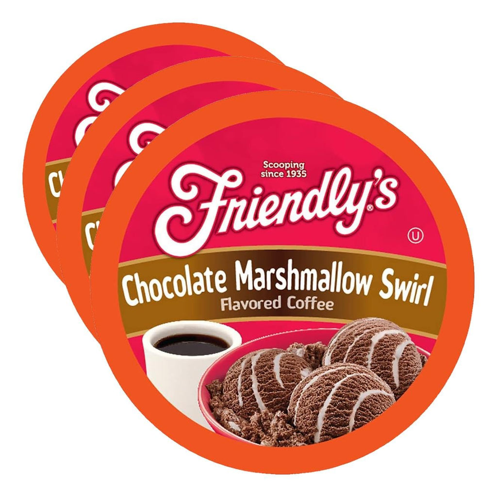 Friendly's Coffee Pods Assorted Flavored Ice Cream Variety Pack Compatible with Keurig K Cup Brewers, Assorted Variety Pack, 40 Count (Pack of 1)