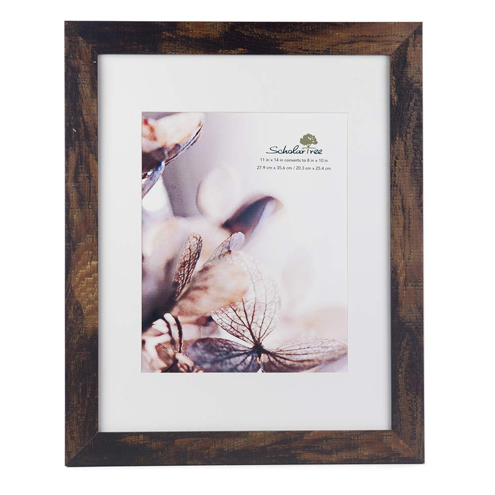 5x7 Picture Frame Gold, Display 5x7 without Mat or 4x6 with Mat, Wall Gallery Photo Frames