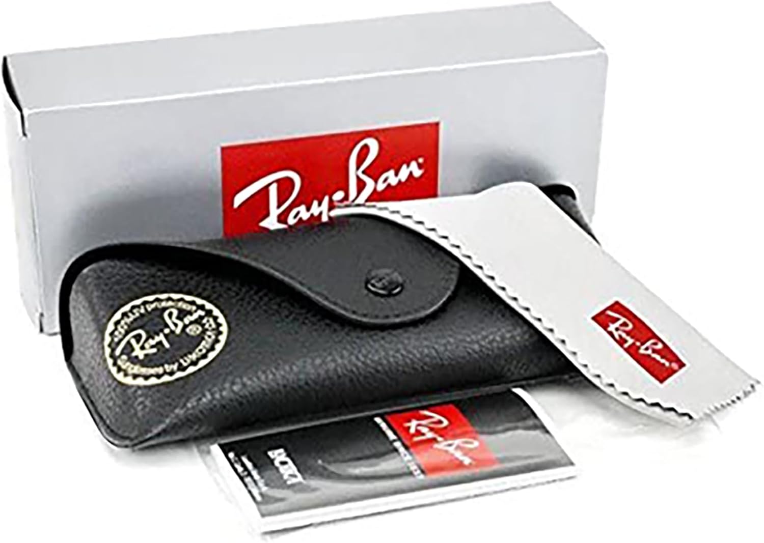 Ray-Ban RB3183 Rectangular Sunglasses For Men +BUNDLE with ACCESSORY EYEWEAR KIT