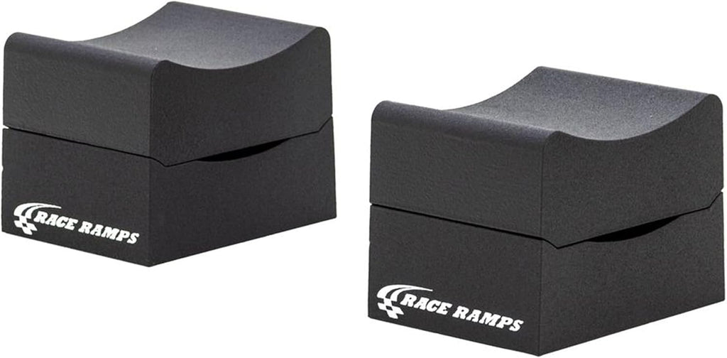 Race Ramps 2-Pack RR-WC-10-2 Car Wheel Cribs, Lightweight & Non-Scratch for Maintenance & Display, 10" - Portable Automotive Platform Riser for Oil Changes and Garage Use