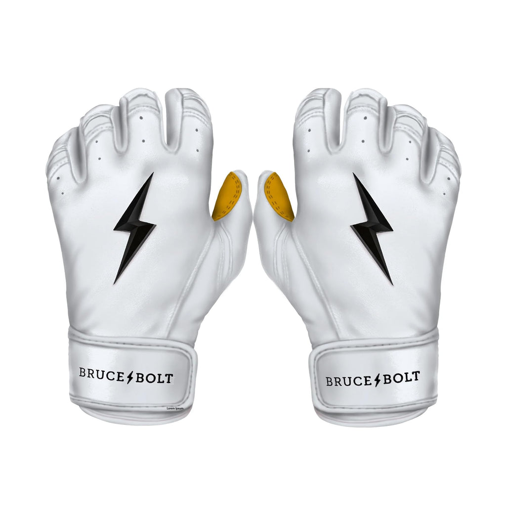 BRUCE BOLT Original Series Short Cuff Batting Gloves - Classic Edition - Adult & Youth Sizes