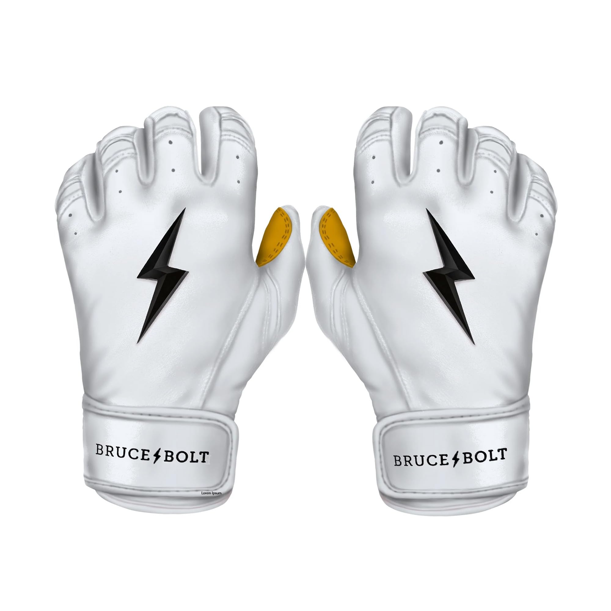 BRUCE BOLT Original Series Short Cuff Batting Gloves - Classic Edition - Adult & Youth Sizes