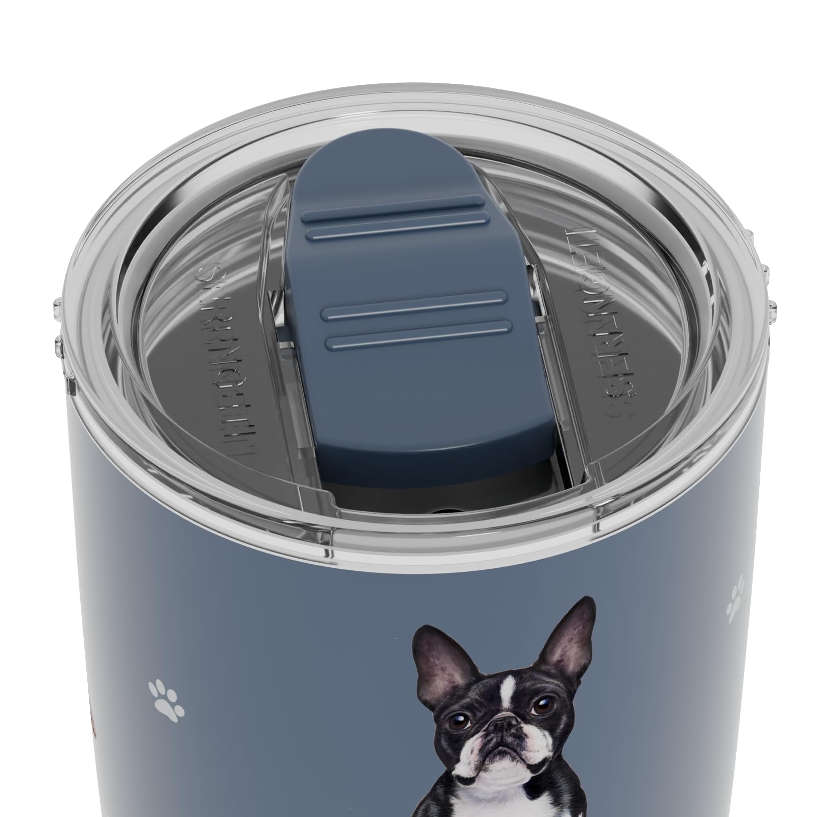 SERENGETI Australian Shepherd 20 Oz. Stainless Steel, Vacuum Insulated Tumbler with Spill Proof Lid - 3D Print - Insulated Travel mug for Hot or Cold Drinks (Australian Shepherd Tumbler)