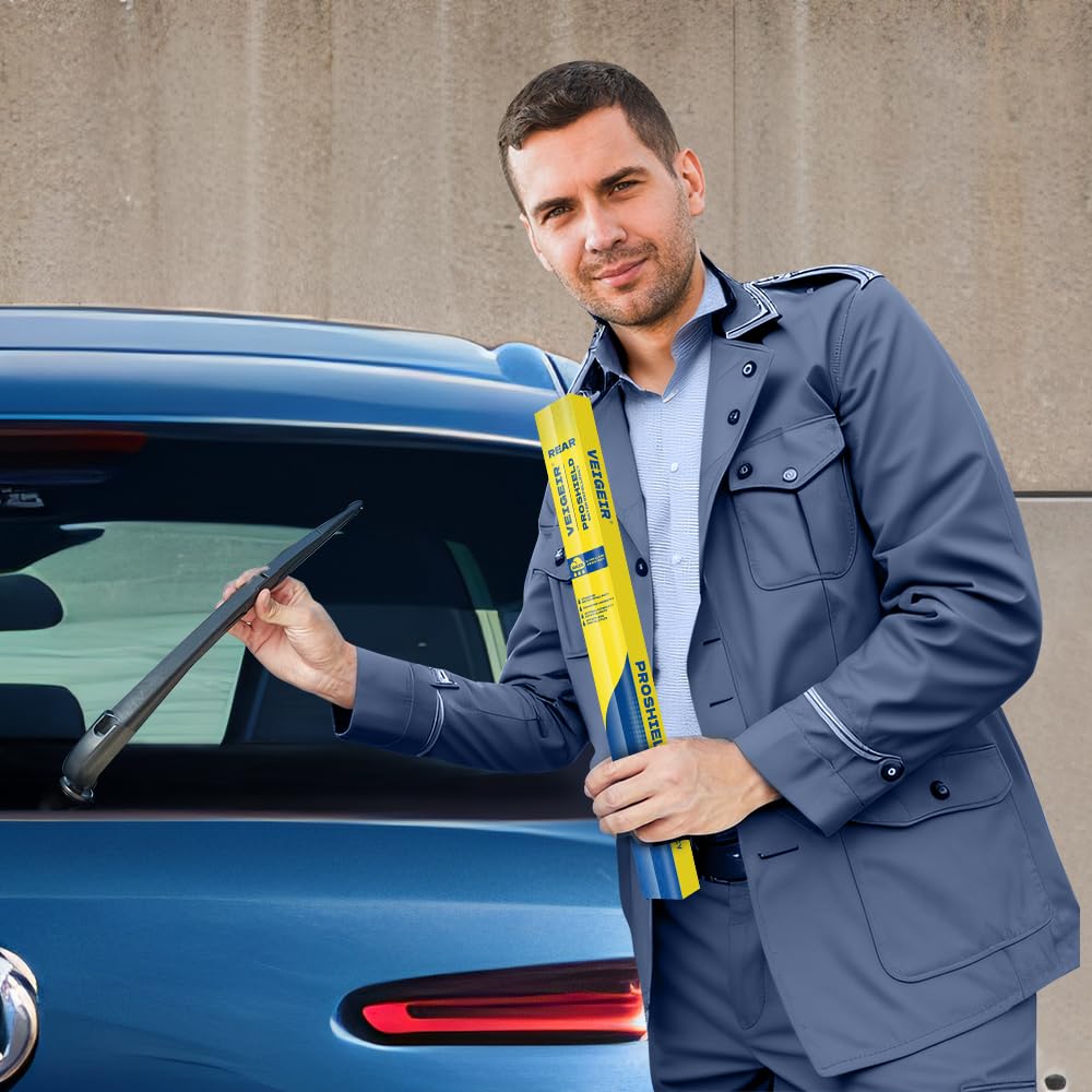 3 Pack Windshield Wiper Blades Compatible with Ford Escape 2008 2009 2010 2011 2012 Original Factory Quality Front Rear Wipers Blade Set for My Car - 20" 20" 12"