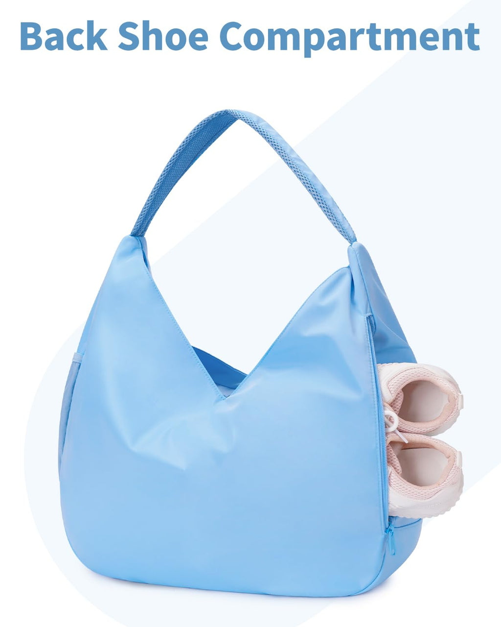 Ceneda Large Gym Bag for Women with Hidden Yoga Mat Holder & Shoe Compartment & Wet Pocket, Sports Duffle Bag for Travel