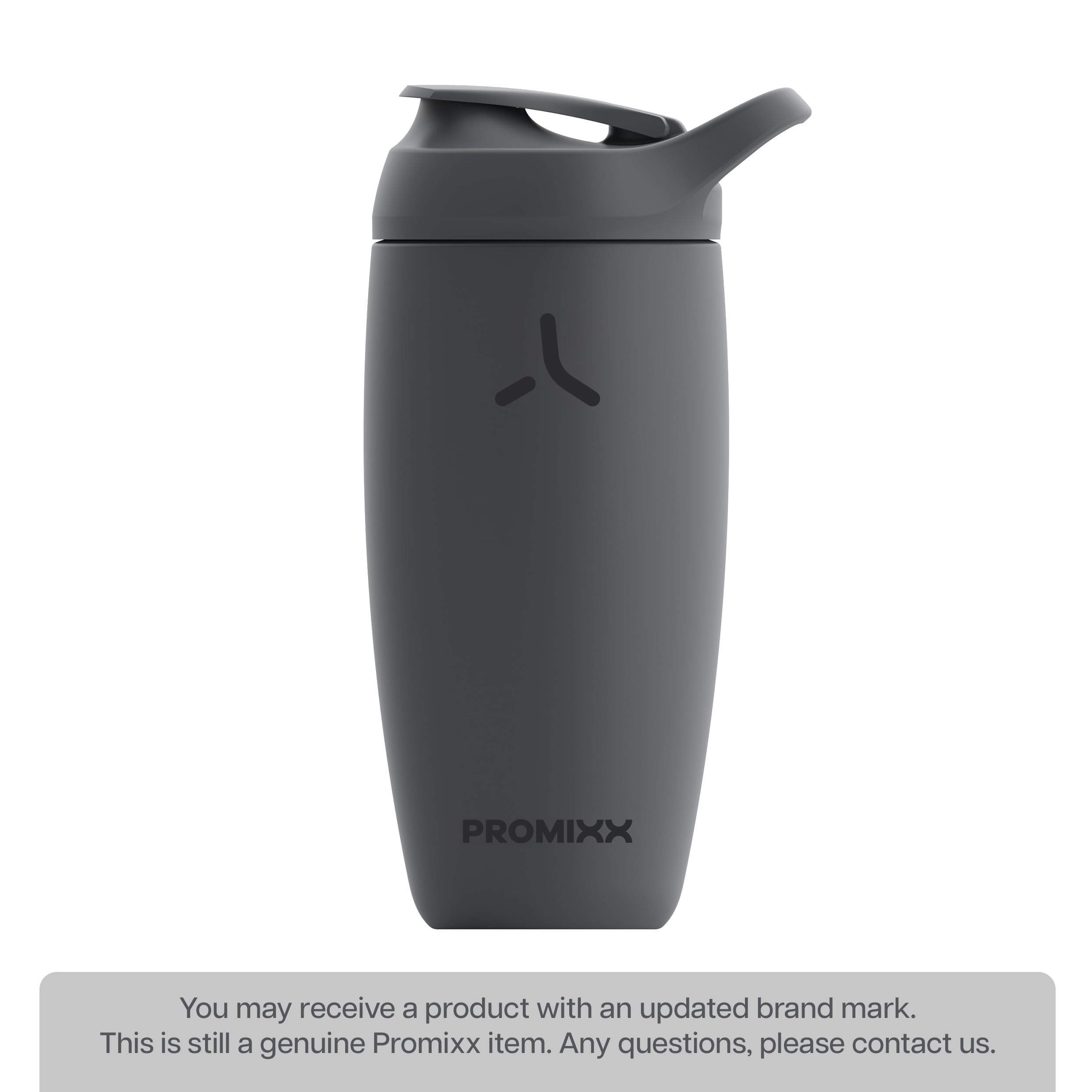 Promixx Pursuit Shaker Bottle Insulated Stainless Steel Water Bottle and shaker Cup, 18oz, Coral