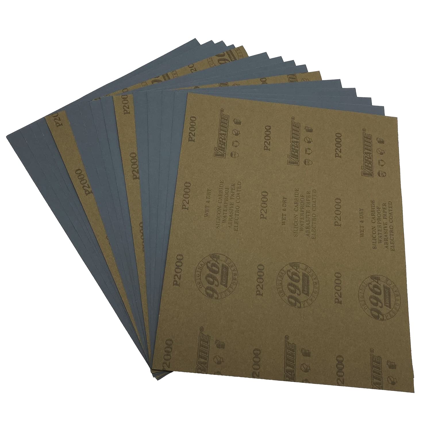 80 Grit Wet Dry Sandpaper, 9 x 11 Inch Sanding Sheets, 10PCS Premium Silicon Carbide Sand Paper for Wood Metal Ceramic or Auto Polishing and Scratches Removing