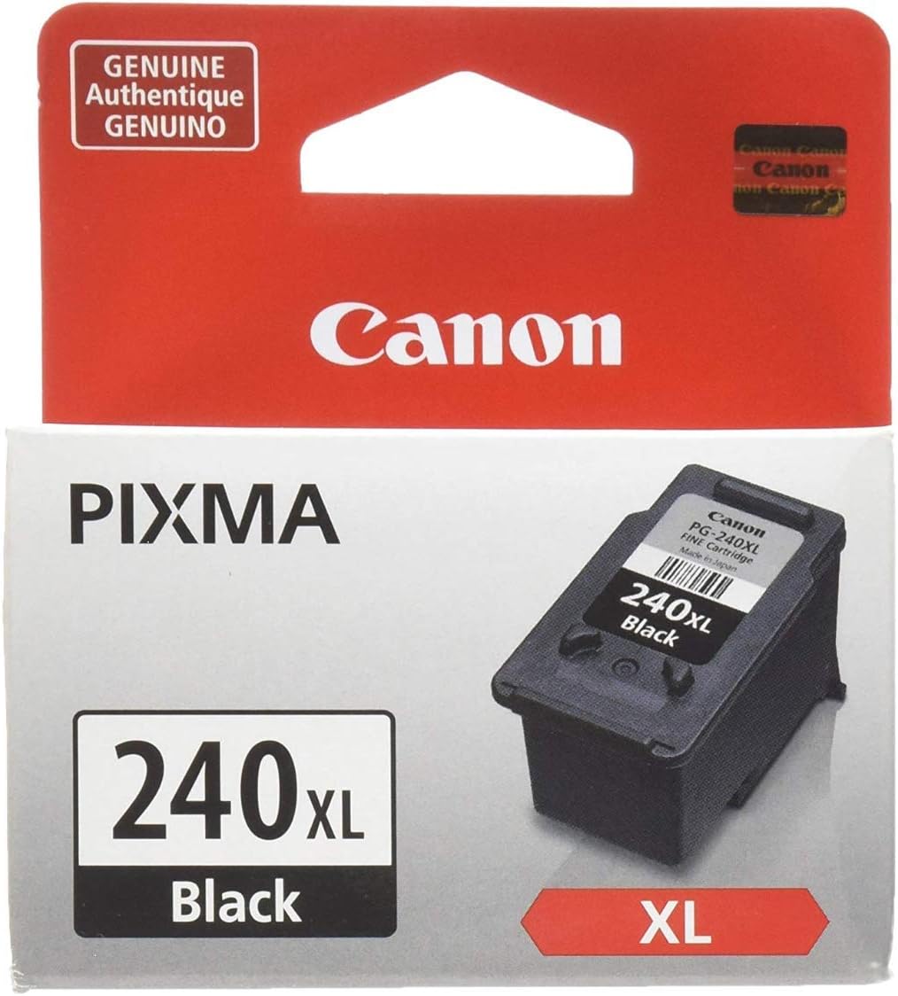 Genuine Canon PG-240XL High Capacity Black Ink Cartridge (5206B001) + CL-241 Color Ink Cartridge (5209B001)