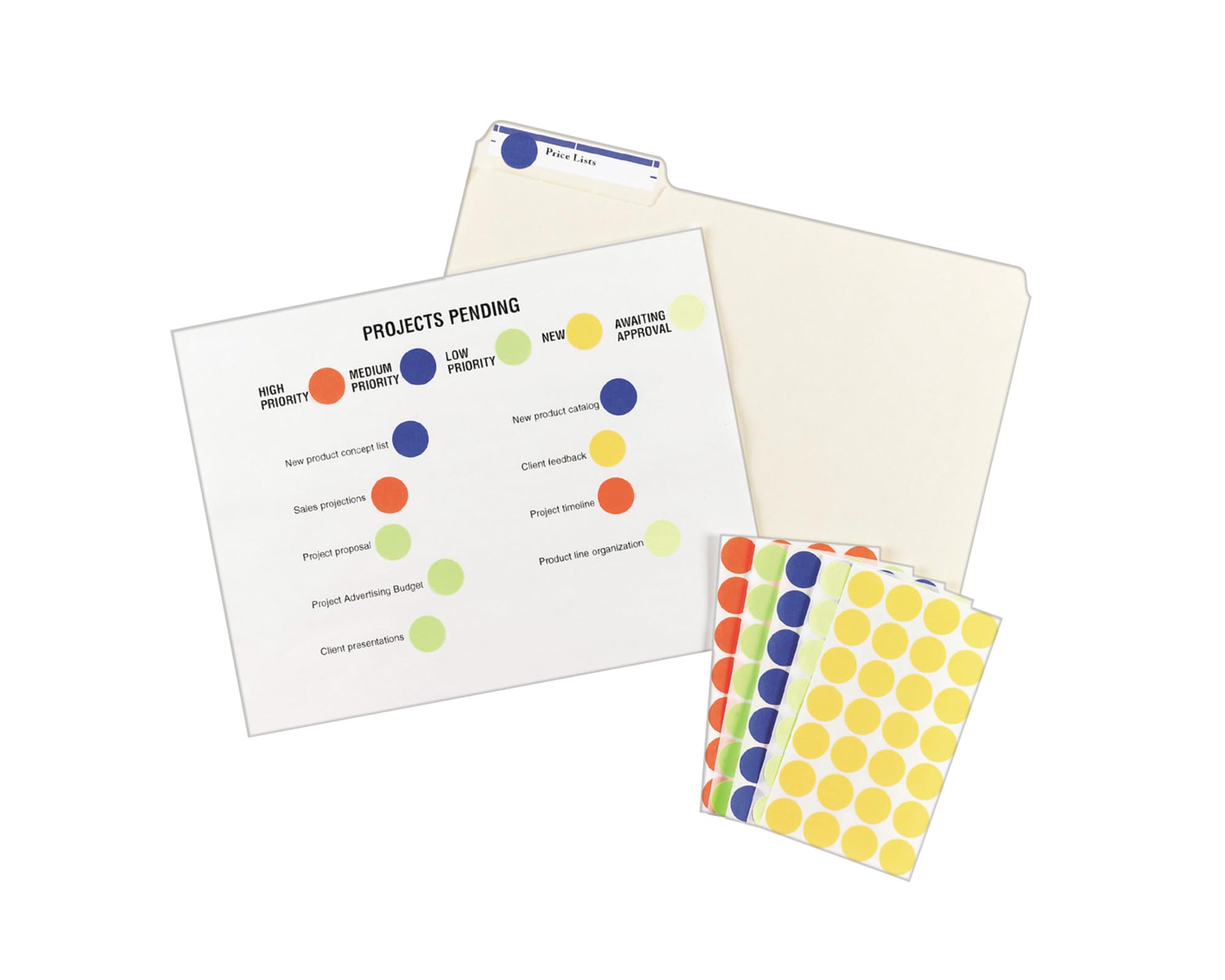 Avery Print/Write Self-Adhesive Removable Labels, 0.75 Inch Diameter, Green, 1008 per Pack (5463)