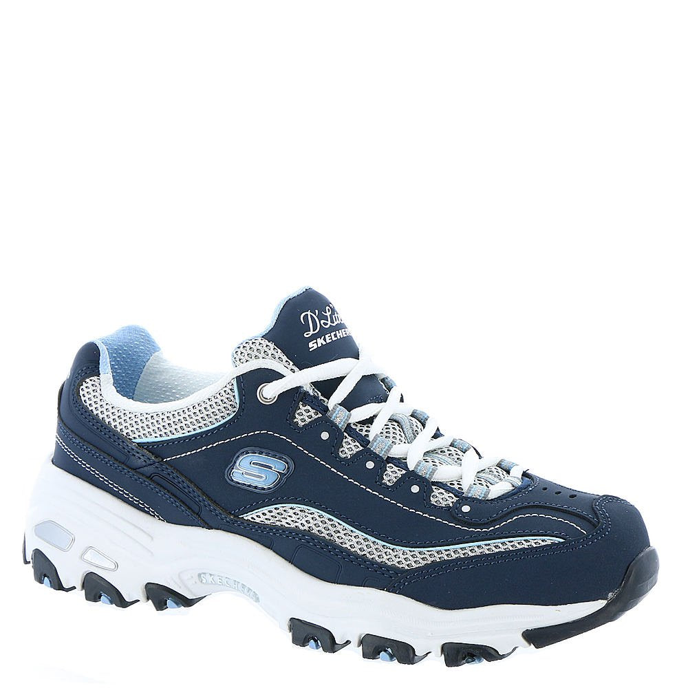Skechers Women's D'lites Life Saver Memory Foam Lace-up Sneakers