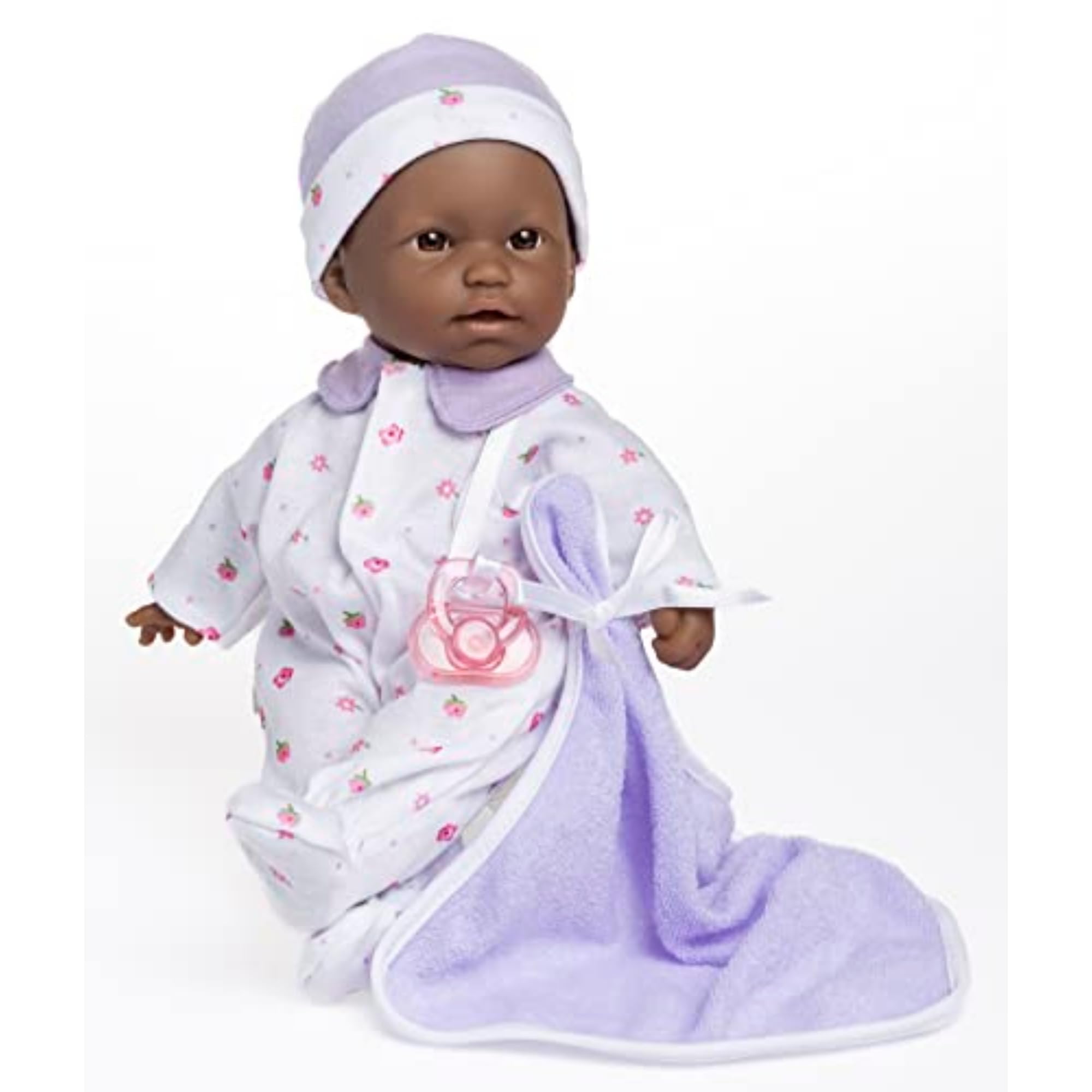JC Toys La Baby Caucasian Baby Doll Set – 11 Inch Soft Body Doll with Accessories Including a Removable Blue Outfit – Small Baby Doll Toy for Children 12 Months and Older