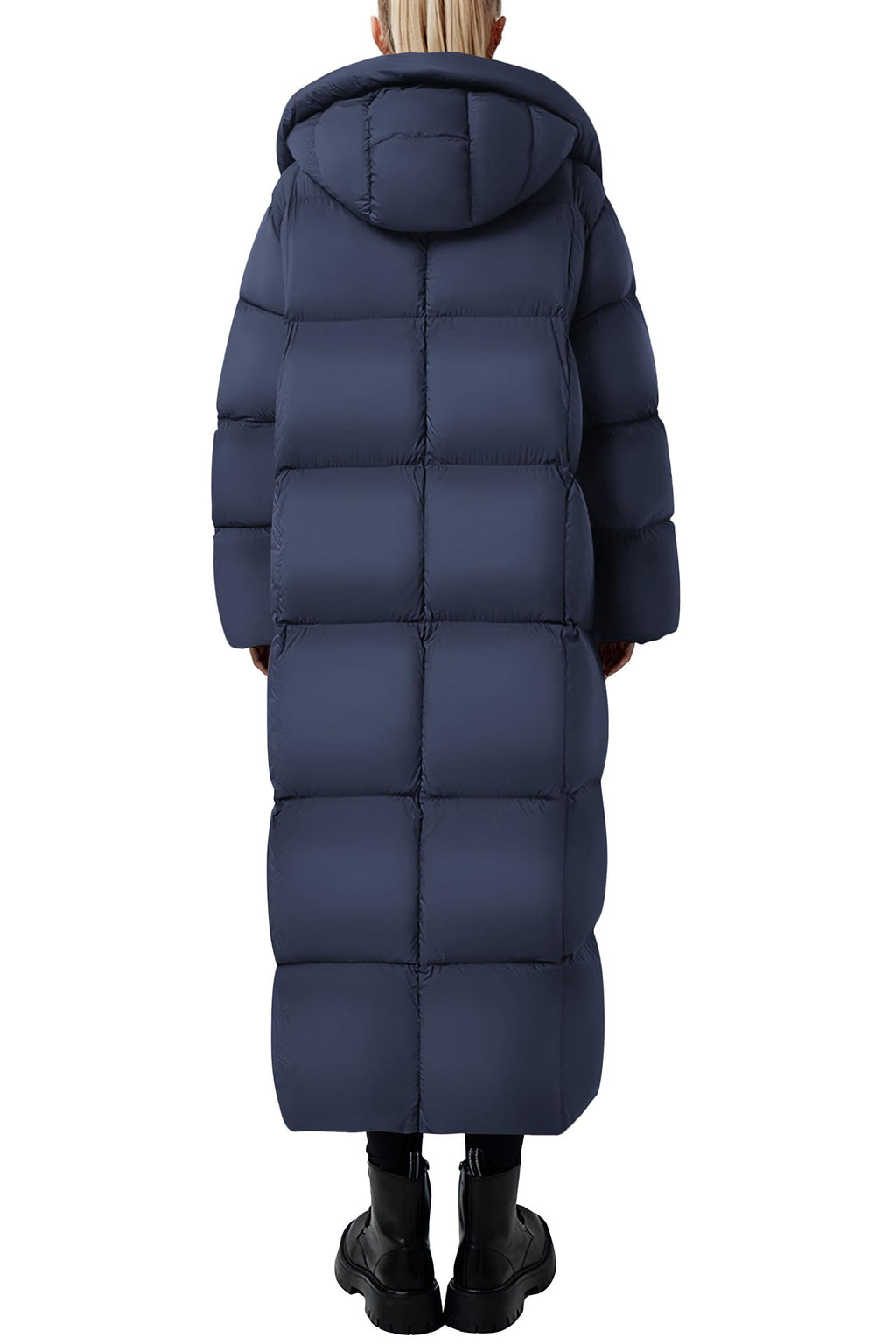 PRETTYGARDEN Women's Winter Long Puffer Coats Hooded Zip Up Casual Thickened Down Jackets Trendy Warm Clothes Outerwear