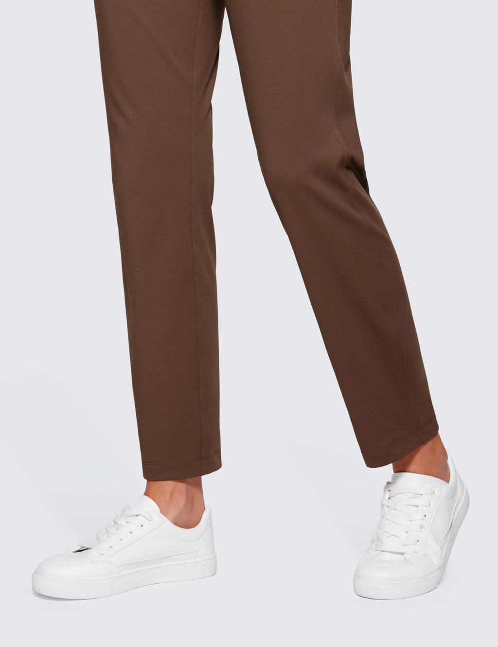 CRZ YOGA 4-Way Stretch Ankle Golf Pants for Women 27" - Casual Dress Work 7/8 Sweatpants with Pockets