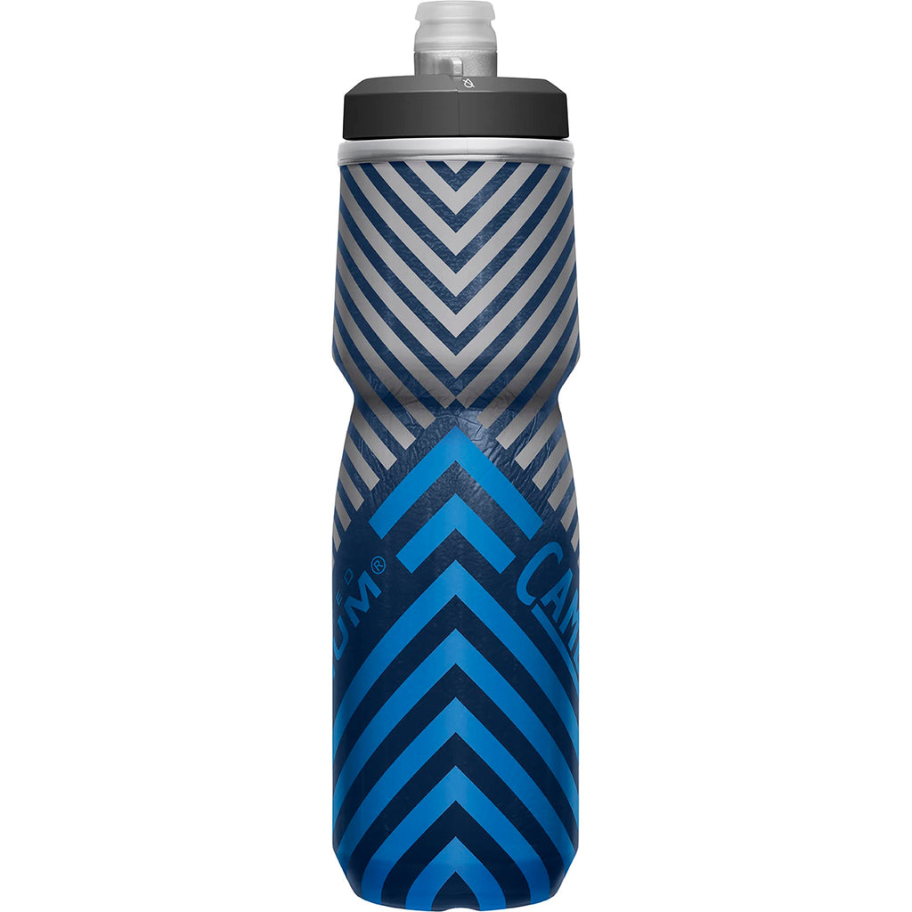 CamelBak Podium Chill Insulated Bike Squeeze Water Bottle, Cold Retention for Cycling, 24oz, Reflective Ghost
