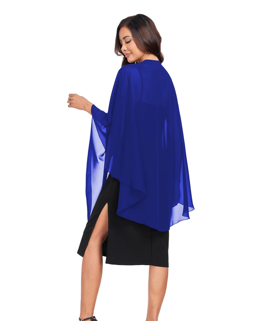 TONGFANTFL Shawls Wraps for Evening Wedding Party Chiffon Scarf Soft Bridal Wraps Wedding Guest Shawl Coverage