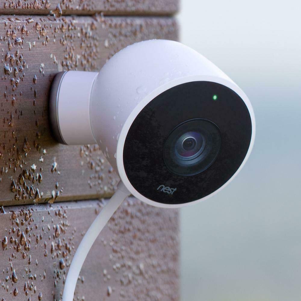 Google, NC2400ES, Nest Cam Outdoor, Security Camera, White, 2 (NEST-0157)