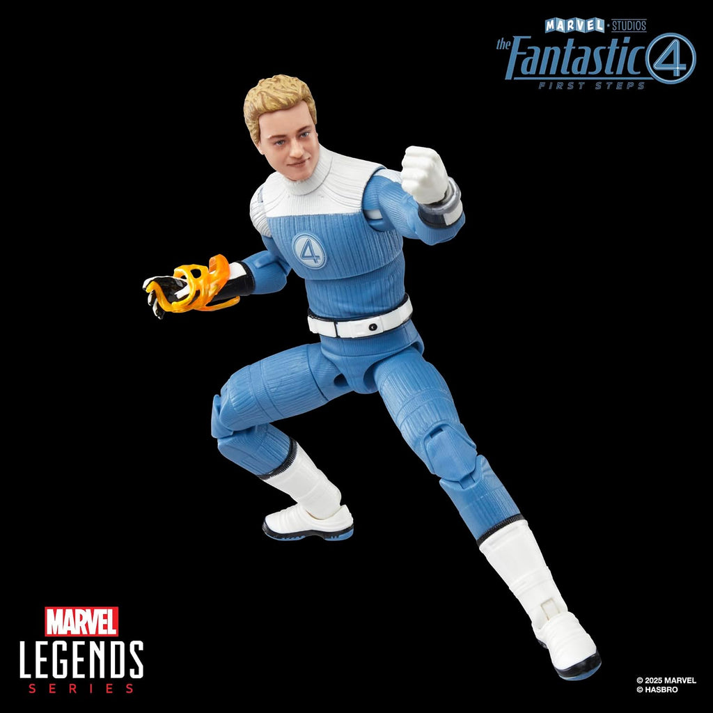 Marvel Legends Series Johnny Storm, The Fantastic Four: First Steps Movie Collectible 6 Inch Action Figure Toy